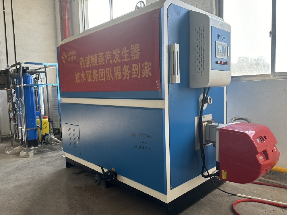 利浦頓0.5噸燃氣蒸汽發(fā)生器用于配套反應釜升溫